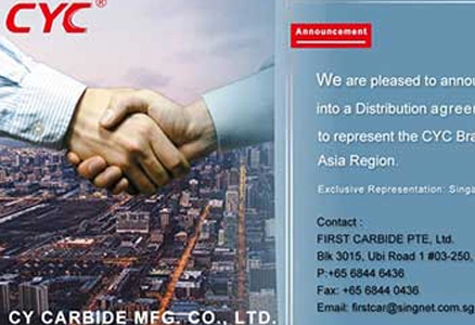 FIRST Carbide-Our Exclusive Distributor for Carbide Rods for metalworking in South East Asia